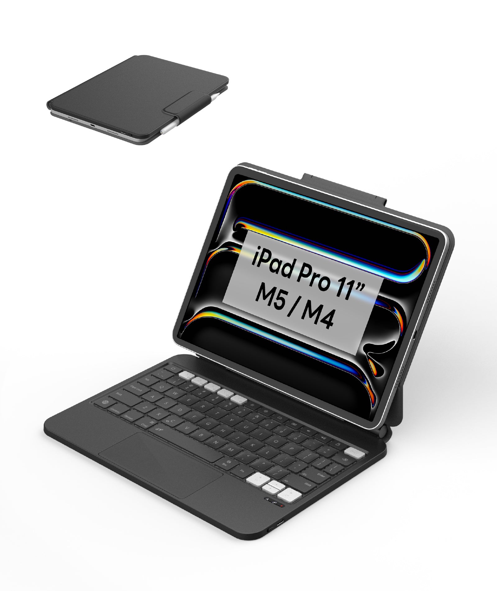 EIP Hyperkeys Keyboard for iPad Pro 11 inch (M4 / M5), 11