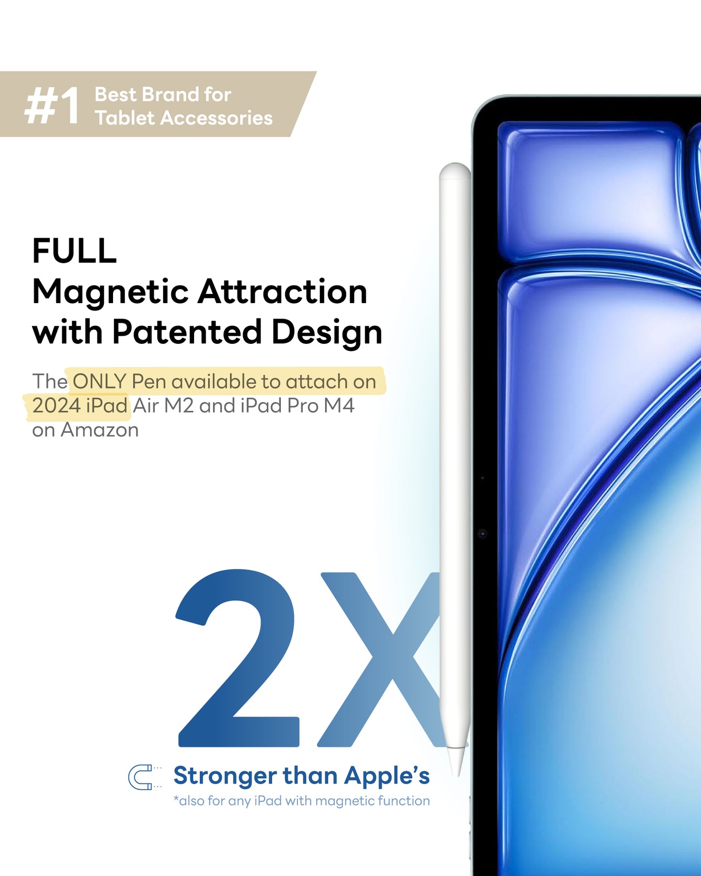 eiP Pencil 2 for iPad 2018-2024
