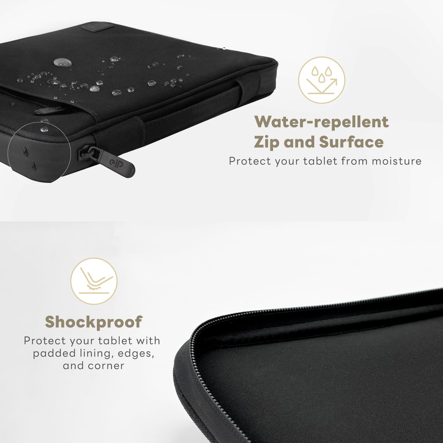 eiP Water-repellent Slim Tablet Bag