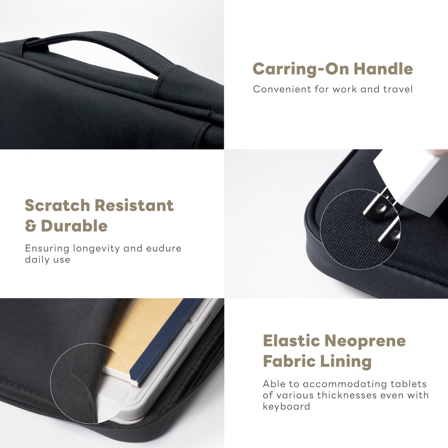 eiP Water-repellent Slim Tablet Bag