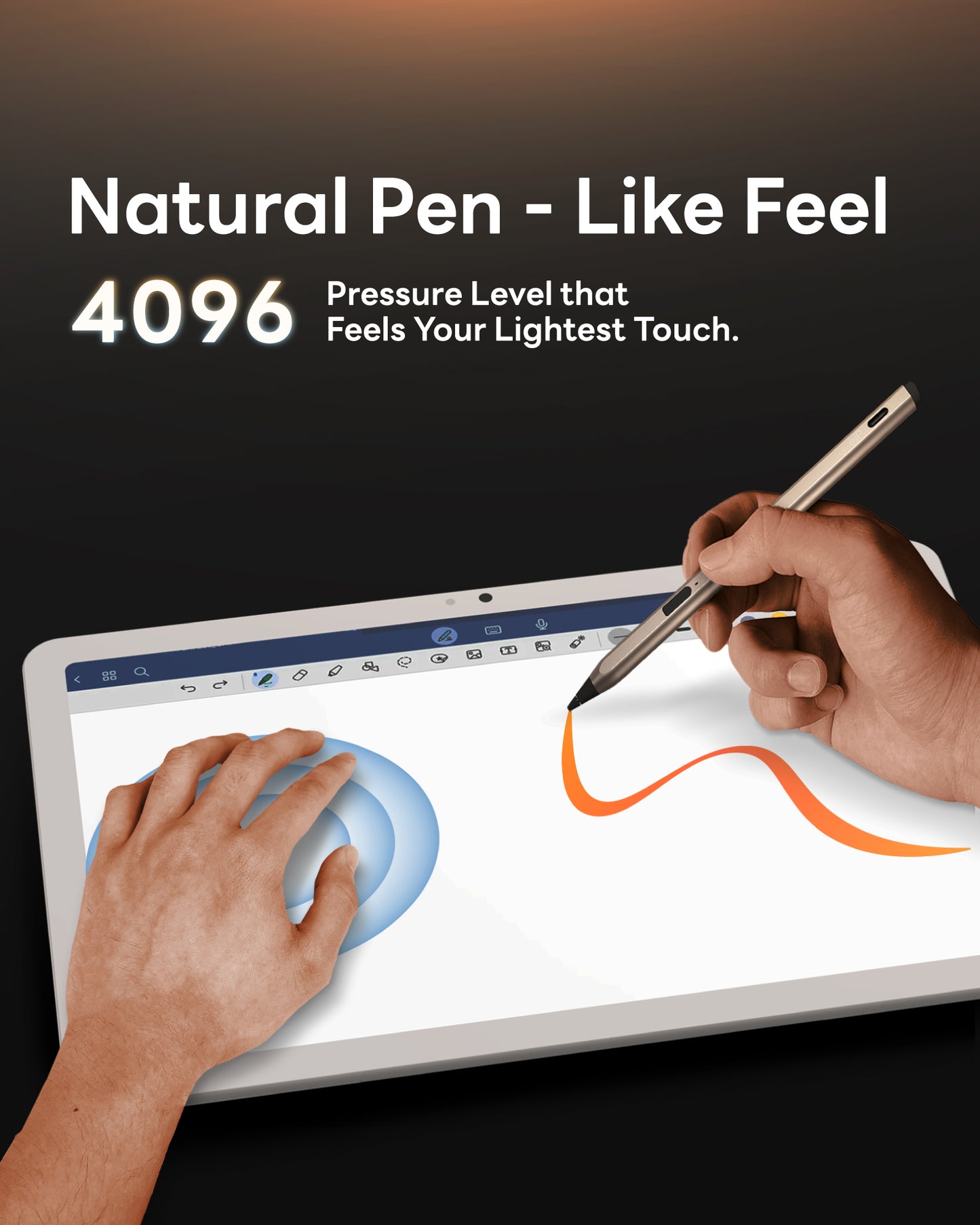 eiP USI 2.0 Pro Stylus Pen for Fire Max 11 2023, Google Pixel Tablet 11 Inch, Specific Chromebooks