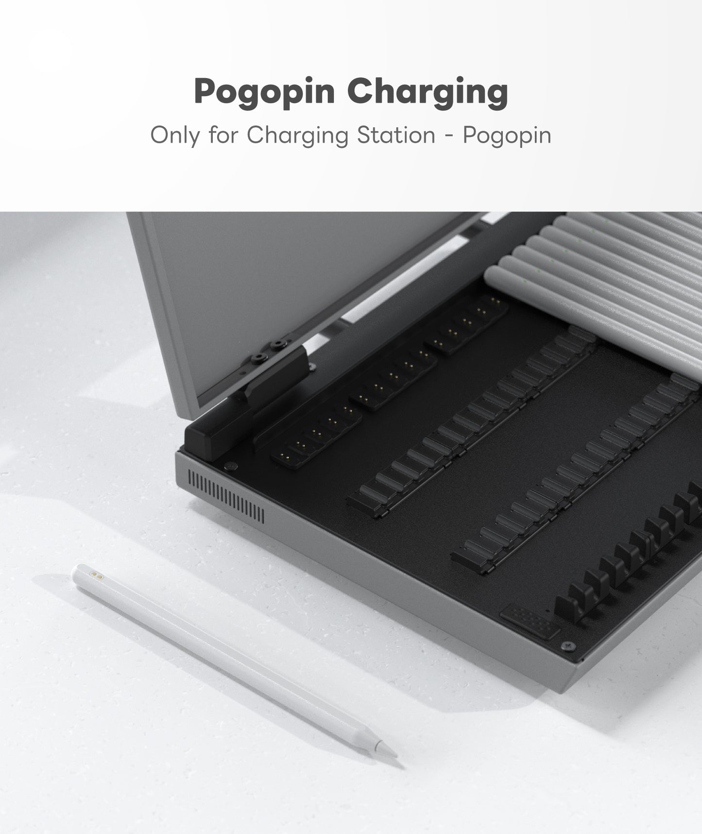 eiP EDU Pencil for iPad, Magnetic Charging for Pogo Pin Station [Contact us at service-us@lemeng.com.tw]