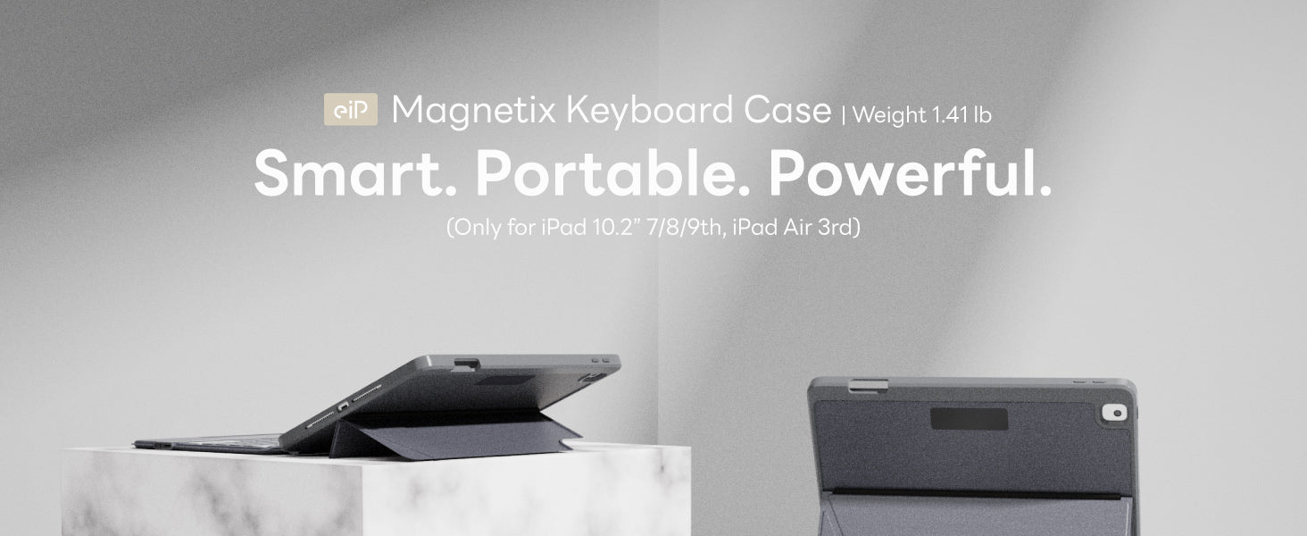 EIP Bluetooth Keyboard Case for iPad 10.2 inch (7th/8th/9th Gen