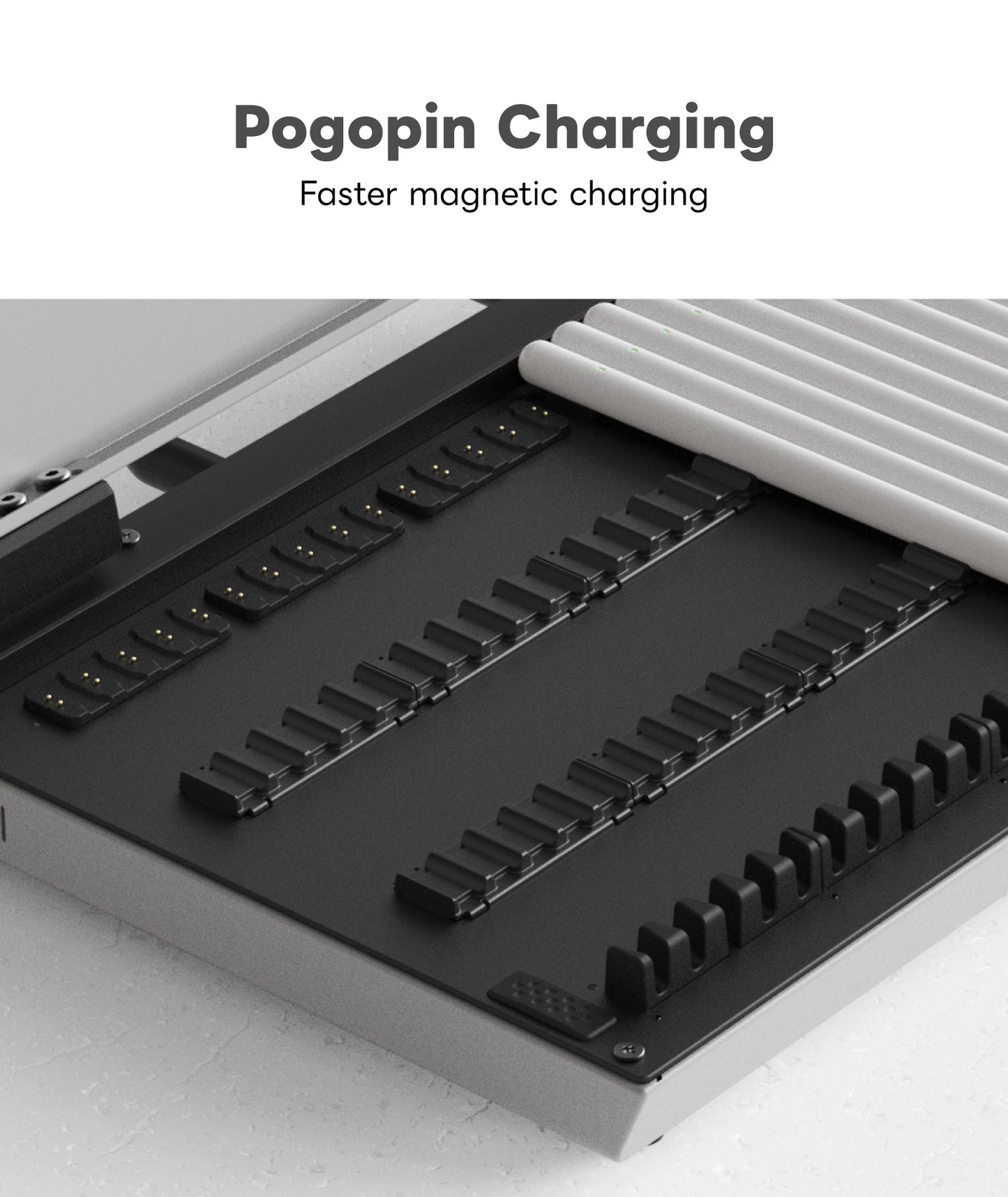 eiP Pogopin Charging Station for iPad Stylus, 30-Slot    [Contact us at service-us@lemeng.com.tw]