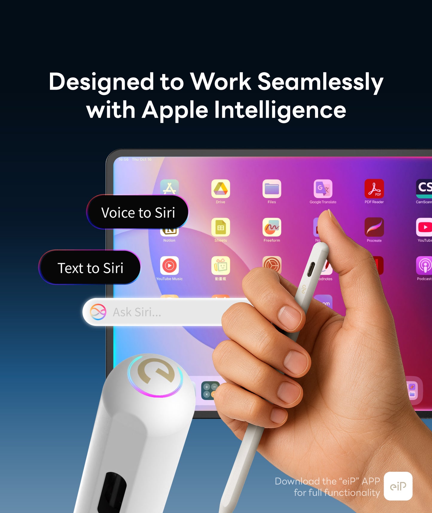 eiP Pencil X for iPad, Custom Shortcuts