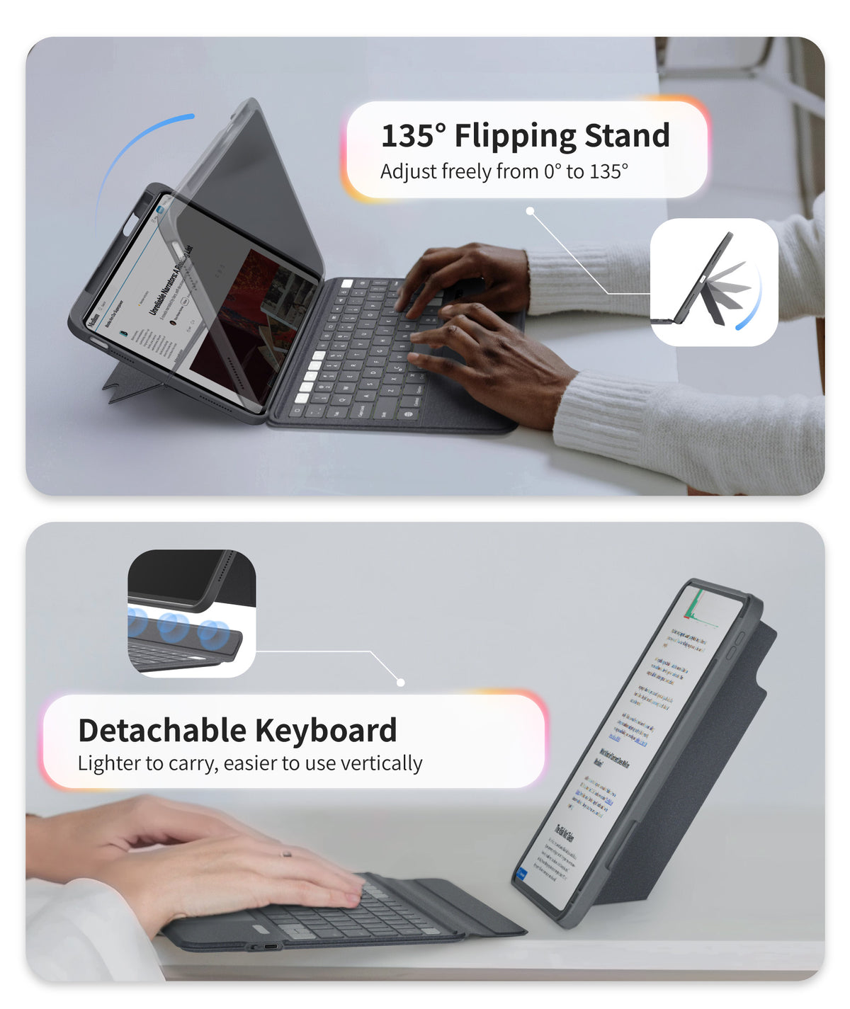 EIP Magnetix Keyboard Case for iPad