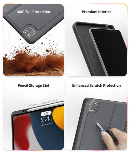 EIP Bluetooth Keyboard Case for iPad Air 13 inch (M4/M3 /M2)[US Layout]