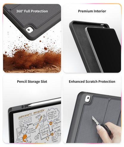 EIP Bluetooth Keyboard Case for iPad 10.2 inch (7th/8th/9th Gen)[US Layout]