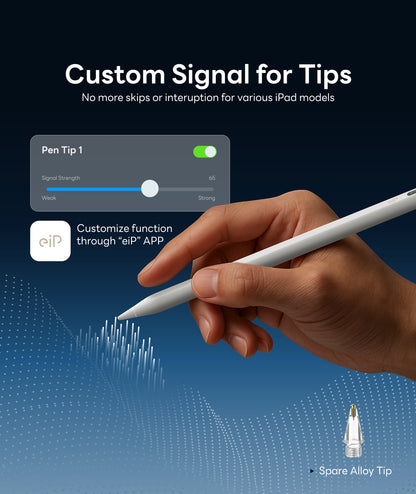 eiP Pencil X for iPad, Custom Shortcuts