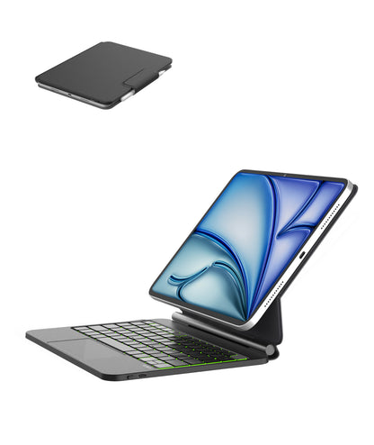 EIP Hyperkeys Keyboard for iPad Air 11″ M4/M3/M2/5/4 Gen ; Pro 11 inch 1–4th, Magic Keyboard with Customizable Shortcuts