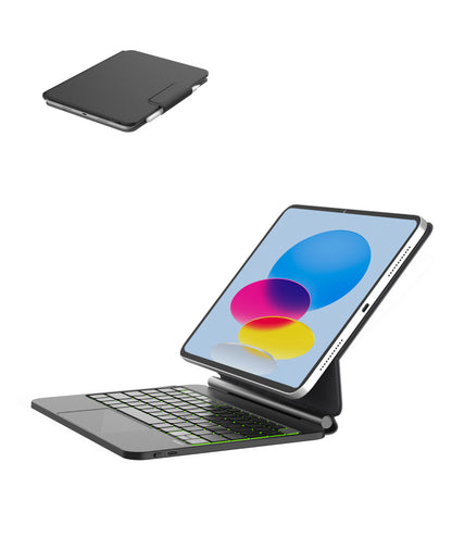 EIP Hyperkeys Keyboard for iPad 11th (A16) 2025 / 10th 2022 Generation, Magic Keyboard with Customizable Shortcuts