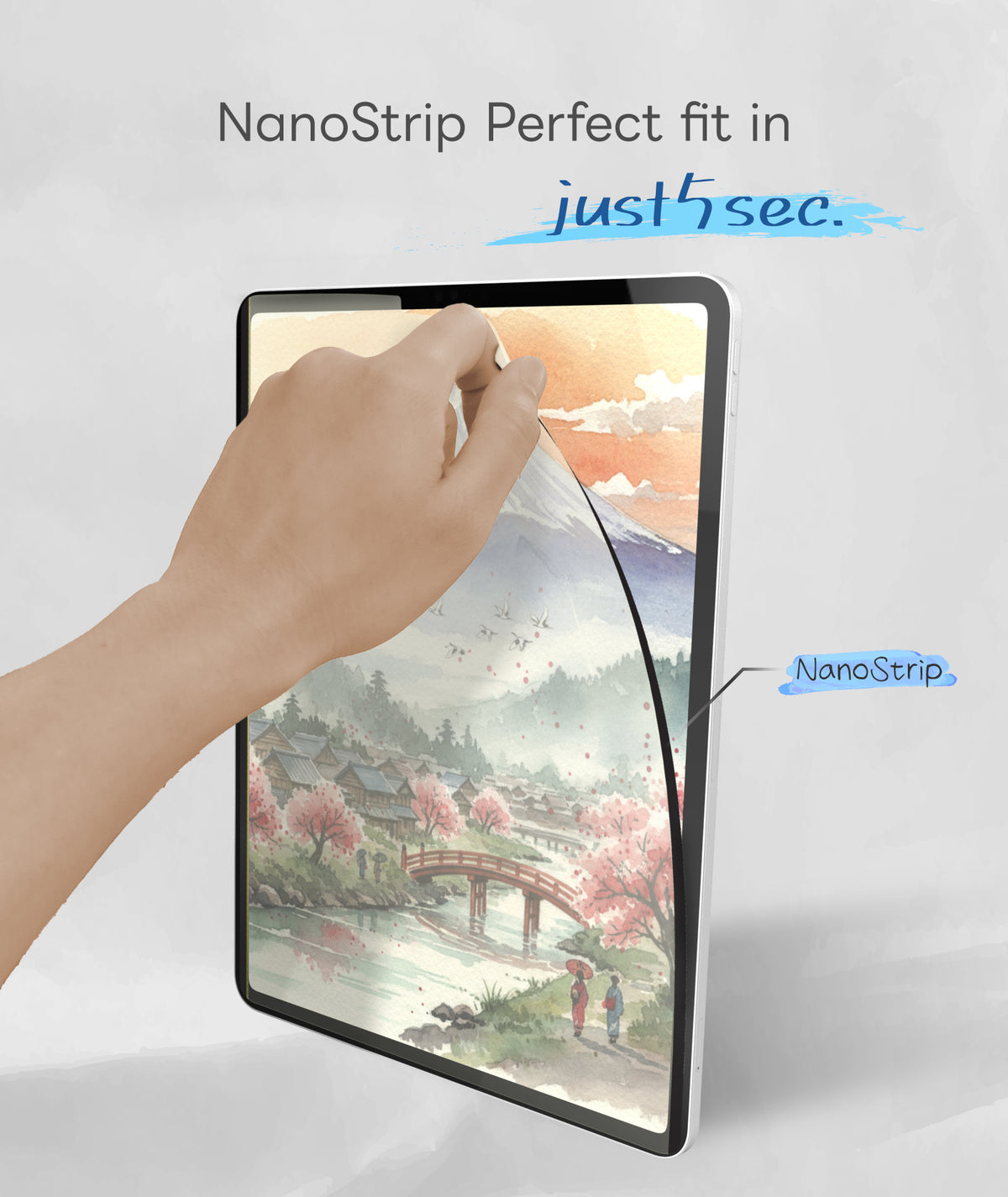 EIP Detachable Paper-feel Screen Protector - Anti-Blue Light iPad