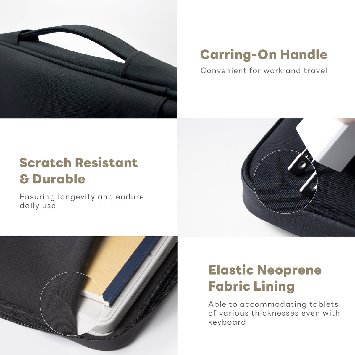 eiP Water-repellent Slim Tablet Bag