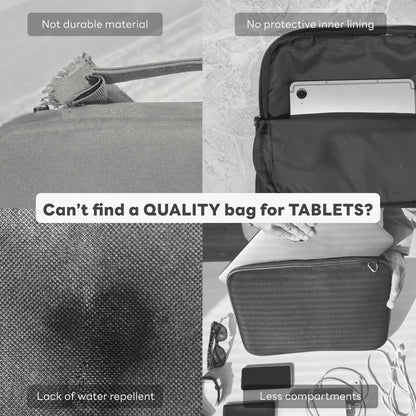 ipad rain bag eiP Water-repellent Slim Tablet Bag – eiP Store