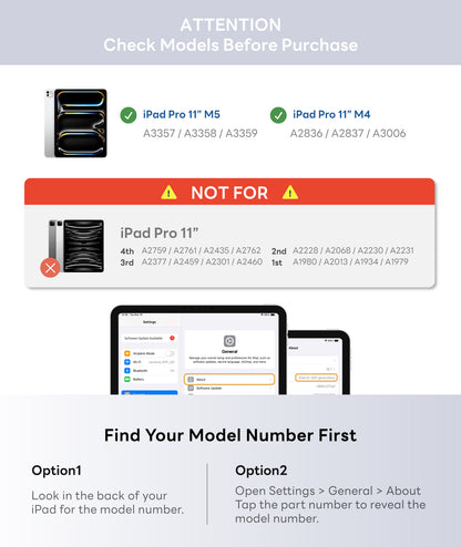 EIP Hyperkeys Keyboard for iPad Pro 11 inch (M4 / M5), 11" Magic Keyboard with Customizable Shortcuts