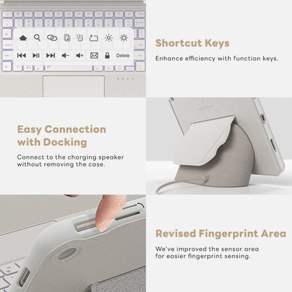 eiP Magnetix Keyboard Case for Pixel Tablet