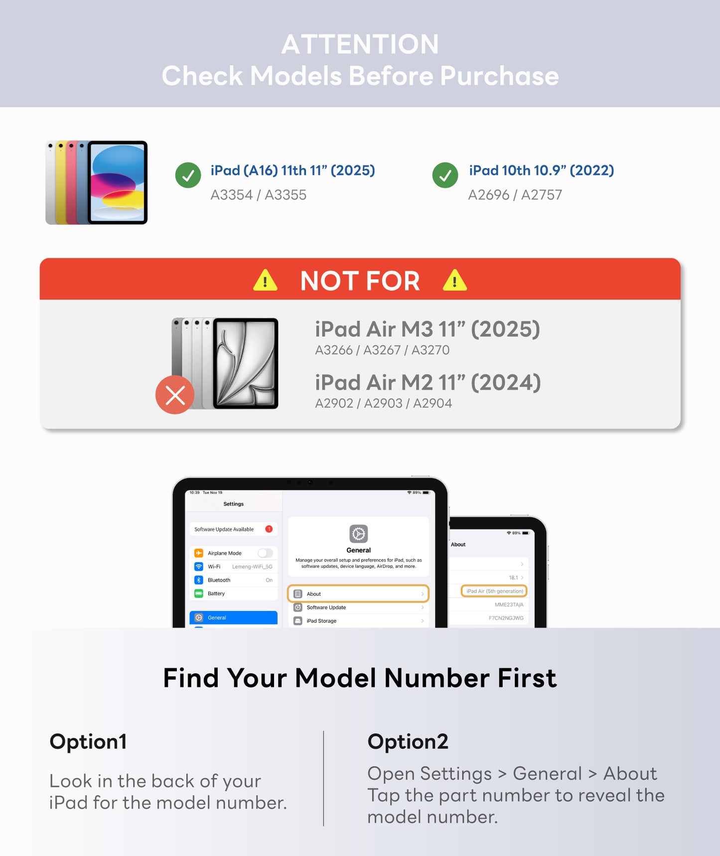 EIP Hyperkeys Keyboard for iPad 11th (A16) 2025 / 10th 2022 Generation, Magic Keyboard with Customizable Shortcuts